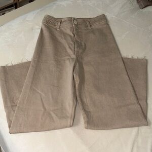 Zara The Marine Straight Tan Jeans